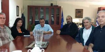 Συνάντηση κλιμακίου του ΣΥΡΙΖΑ με τον Περιφερειάρχη κ. Καρυπίδη