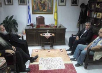 Συνάντηση του αντιπεριφερειάρχη Φλώρινας με τον μητροπολίτη Φλωρίνης, Πρεσπών & Εορδαίας κ.κ. Θεόκλητο