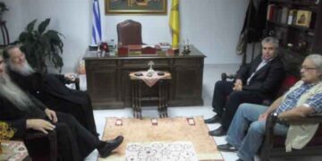 Συνάντηση του αντιπεριφερειάρχη Φλώρινας με τον μητροπολίτη Φλωρίνης, Πρεσπών & Εορδαίας κ.κ. Θεόκλητο