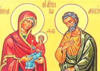 Θεία Λειτουργία στο ιερό εξωκλήσι Αγίας Άννας Κοζάνης