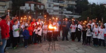 Επιτυχής η 12η Λαμπαδηδρομία Εθ. Αιμοδοτών στην Κοζάνη