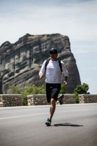 Georgios Tsianos, running, Meteora