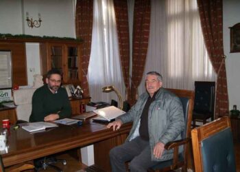 Συνάντηση Δημάρχων Κοζάνης και Σερβίων-Βελβεντού