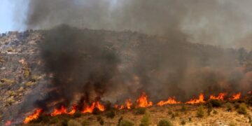 Μεγάλες υλικές ζημιές από πυρκαγιά σε στάβλο στην Τ.Κ. Άνω Κώμης Δήμου Κοζάνης – Κάηκαν και 25 κατσίκια