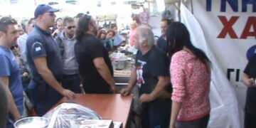 Στα χέρια πιάστηκαν έμποροι και εφοριακοί στην εμποροπανήγυρη του Αμυνταίου (video)