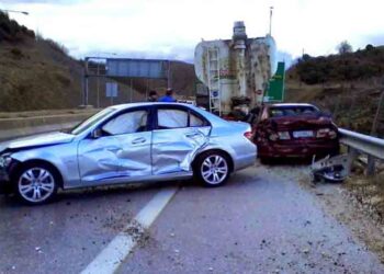 ΓΙΑΝΝΕΝΑ-Οι πρώτες φωτογραφίες από την καραμπόλα στην Εγνατία Οδό