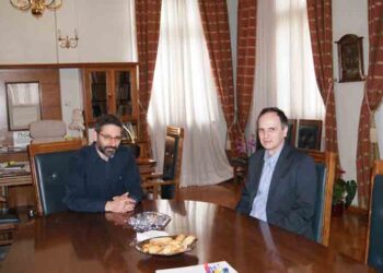 Επίσκεψη του Πρύτανη του Πανεπιστημίου Δυτικής Μακεδονίας στον Δήμαρχο Κοζάνης