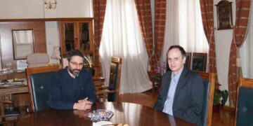 Επίσκεψη του Πρύτανη του Πανεπιστημίου Δυτικής Μακεδονίας στον Δήμαρχο Κοζάνης