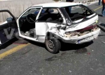 Βέροια: Καραμπόλα τριών οχημάτων στην Εγνατία κοντά στα διόδια Πολυμύλου (φωτο και βίντεο)