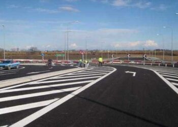 Eργασίες στο ύψος της σήραγγας Βερμίου στην Εγνατία Οδό