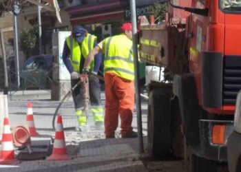 Εργασίες αποκατάστασης σχαρών στην Κοζάνη