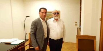 Συνάντηση Χάρη Κάτανα με τον Υπουργό Υγείας Παναγιώτη Κουρουμπλή