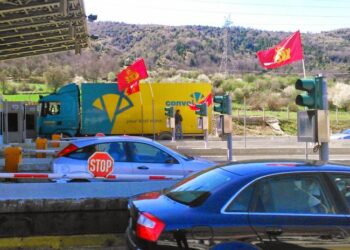 Συμβολικό άνοιγμα των Διοδίων από τις Κ.Ο. Κοζάνης-Υπαίθρου και ΔΕΗ του ΚΚΕ