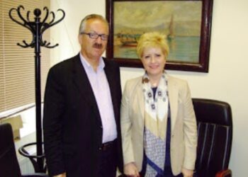 Με την Υφυπουργό Εσωτερικών και Διοικητικής Ανασυγκρότησης Μαρία Κόλλια-Τσαρουχά, συναντήθηκε ο Δήμαρχος Φλώρινας