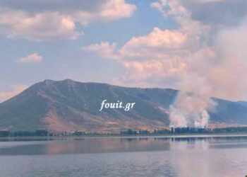 Καστοριά: Μεγάλη πυρκαγιά σε εξέλιξη