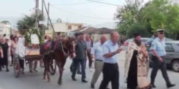 Η ιερή πανήγυρη της Αγίας Ειρήνης Χρυσοβαλάντου στο Βαθύλακκο – Δείτε το βίντεο