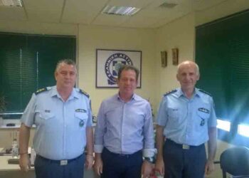 Επίσκεψη Μίμη Δημητριάδη στην Αστυνομική Διεύθυνση Κοζάνης και το Αστυνομικό Τμήμα Πτολεμαΐδας