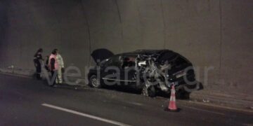 Τροχαίο στην Εγνατία – Σύγκρουση νταλίκας με Ι.Χ. πριν τα διόδια του Πολυμύλου (Βίντεο)