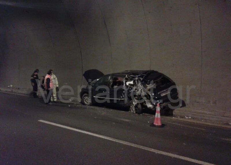 Τροχαίο στην Εγνατία – Σύγκρουση νταλίκας με Ι.Χ. πριν τα διόδια του Πολυμύλου (Βίντεο)