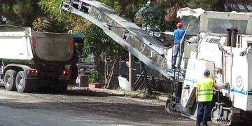 Περιοδική κατάληψη οδοστρώματος οδού Παύλου Μελά στην Κοζάνη λόγω εργασιών