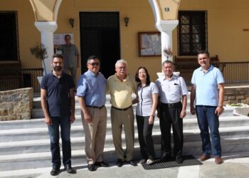 Ο Πρόξενος της Ταϊβάν στον Δήμαρχο Βοΐου για τα αρωματικά φυτά