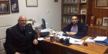 Στα γραφεία μας ο νέος Διοικητής της Π.Υ. Πτολεμαΐδας