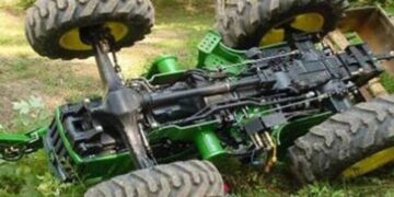 Θανάσιμος τραυματισμός οδηγού, λόγω ανατροπής τρακτέρ, στο Βελβεντό