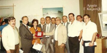 Από την επίσκεψη των Κυπρίων αδελφών μας της Έγκωμης στα ορυχεία ΛΙΠΤΟΛ/ΔΕΗ το 1993  –  Από την στήλη του κ. Γ. Καζαντζή στον Παλμό 30/11/2016