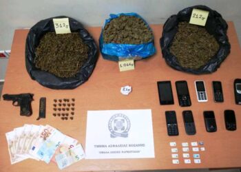 Σύλληψη 56χρονου στην Κοζάνη για καλλιέργεια – διακίνηση ναρκωτικών ουσιών και  για παράνομη οπλοκατοχή