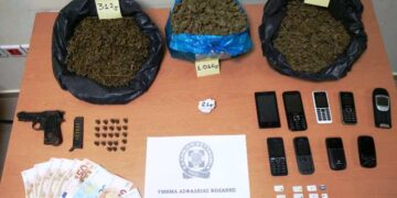 Σύλληψη 56χρονου στην Κοζάνη για καλλιέργεια – διακίνηση ναρκωτικών ουσιών και  για παράνομη οπλοκατοχή