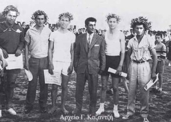 Από τις, πάλαι ποτέ, ετήσιες, γυμναστικές-αθλητικές, εκδηλώσεις του Γυμνασίου μας το Μάιο του 1958 – Από την στήλη του κ. Γ. Καζαντζή στον Παλμό 17/02/2016