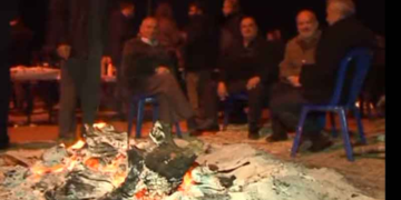 Έστησαν γλέντι οι αγρότες στο μπλόκο του Αντίγονου – Δείτε βίντεο