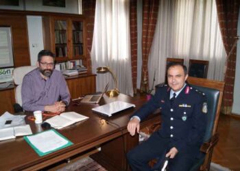Συνάντηση του Δημάρχου Κοζάνης με το νέο Γενικό Περιφερειακό Αστυνομικό Διευθυντή Δυτικής Μακεδονίας