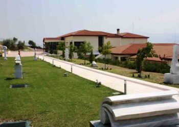 Η ολυμπιακή φλόγα της Μαθητιάδας στο Αρχαιολογικό Μουσείο Αιανής