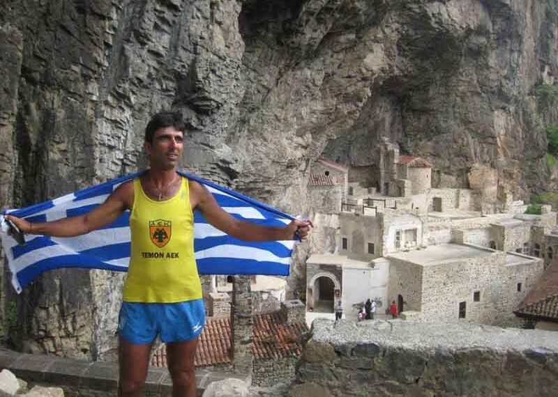 Ο Γιώργος Ζαχαριάδης στο 1ο Δρόμο Ολυμπιακής Εκεχειρίας