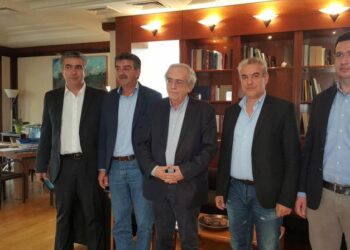 Συνάντηση Δημάρχου Γρεβενών με Αριστείδη Μπαλτά