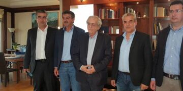 Συνάντηση Δημάρχου Γρεβενών με Αριστείδη Μπαλτά