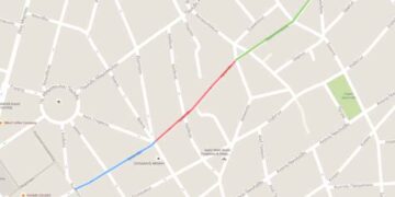 3 διαφορετικές κατευθύνσεις στην οδό Ι.Χρηστίδη στην Πτολεμαΐδα – Με χάρτη και πυξίδα η διέλευση της