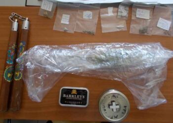 Σύλληψη δυο ατόμων στην Φλώρινα για παράβαση του νόμου περί ναρκωτικών