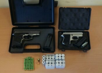 Δρέπανο: Πιστόλια κρότου και φωτοβολίδες λάμψης βρέθηκαν σε οικία 32χρονου