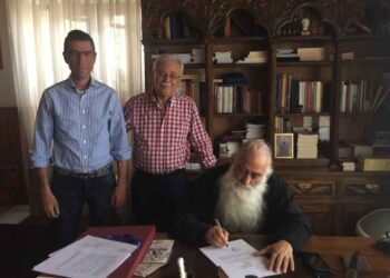 Υπογραφή προγραμματικών συμβάσεων για εκπόνηση μελετών μεταξύ Δήμου Βοΐου και Κουκουλιδείου Ιδρύματος