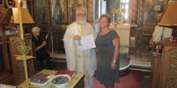 Έπαινος στη νεωκόρο Θεοδώρα Κακούλη από τον Ιερό Ναό του Αγίου Διονυσίου Βελβεντού – Tου παπαδάσκαλου Κωνσταντίνου Ι. Κώστα