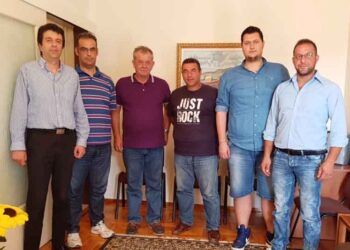 Συνάντηση του βουλευτή Σύριζα Π.Ε. Κοζάνης Γ. Ντζιμάνη με το Σωματείο Φρουρών Στρατοπέδων Δυτ. Μακεδονίας