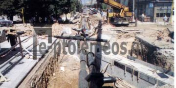 Σπάνια φωτό της σκαμμένης Πτολεμαΐδας κατά τις εργασίες για το δίκτυο της τηλεθέρμανσης !