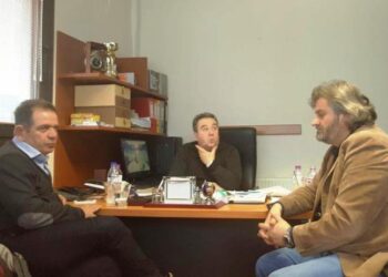 Επίσκεψη του Βουλευτή ΣΥΡΙΖΑ Μ. Δημητριάδη στα γραφεία του “ΣΠΑΡΤΑΚΟΥ” στην Πτολεμαΐδα