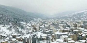 Η χιονισμένη Φλώρινα από ψηλά – Δείτε το βίντεο με τις εκπληκτικές εικόνες