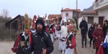 Αναβίωσε για ακόμη μια χρονιά το έθιμο των «Μωμόγερων» στα Κομνηνά Εορδαίας