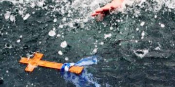 Καθαγιασμός των υδάτων στο Mηλοχώρι Εορδαίας