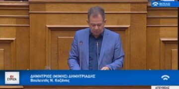 O Μ. Δημητριάδης στη Βουλή για τις μετεγκαταστάσεις Ακρινής και Αναργύρων (Βίντεο)