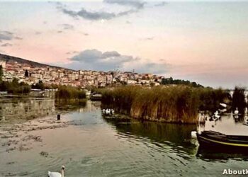 Καστοριά: Εκπληκτικές φωτογραφίες από το ηλιοβασίλεμα στη λίμνη